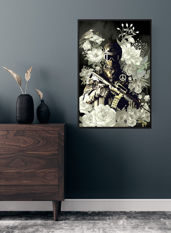 Soldier of peace poster