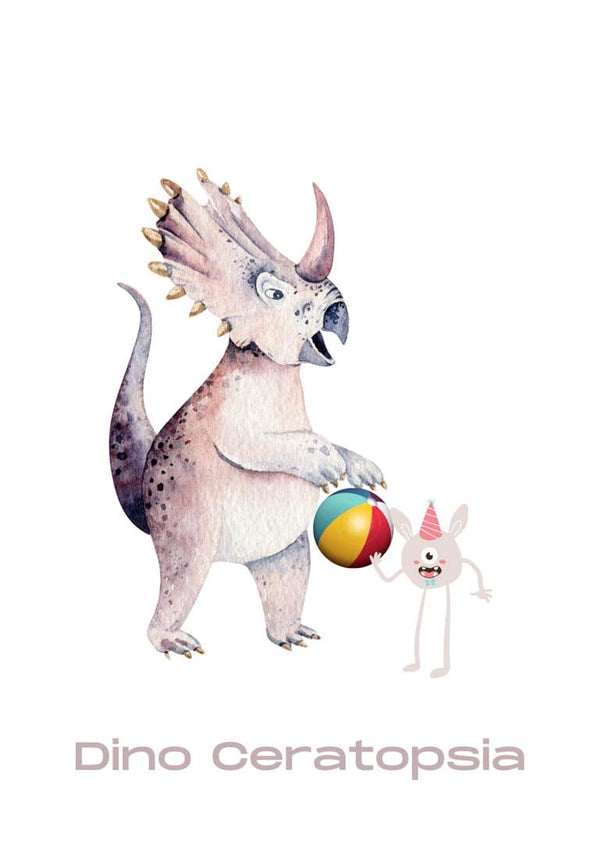 Cool Dinosaurus poster til børn