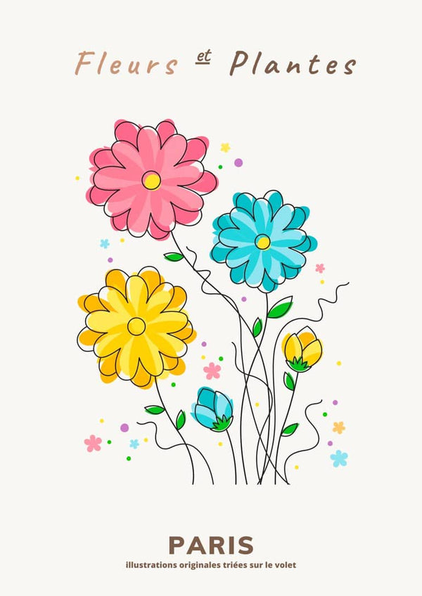 Fleurs et Plantes #2 kunstposter