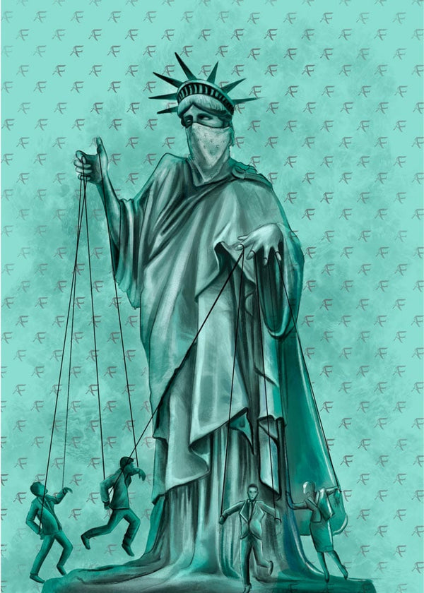 Statue of liberty poster til stuen