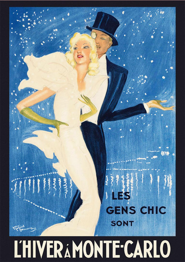 L´Hiver a monte-Carlo Poster