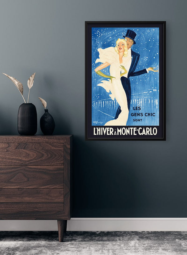 L´Hiver a monte-Carlo Poster