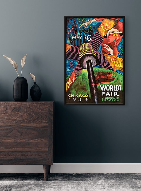 Worlds Fair Vintage Poster