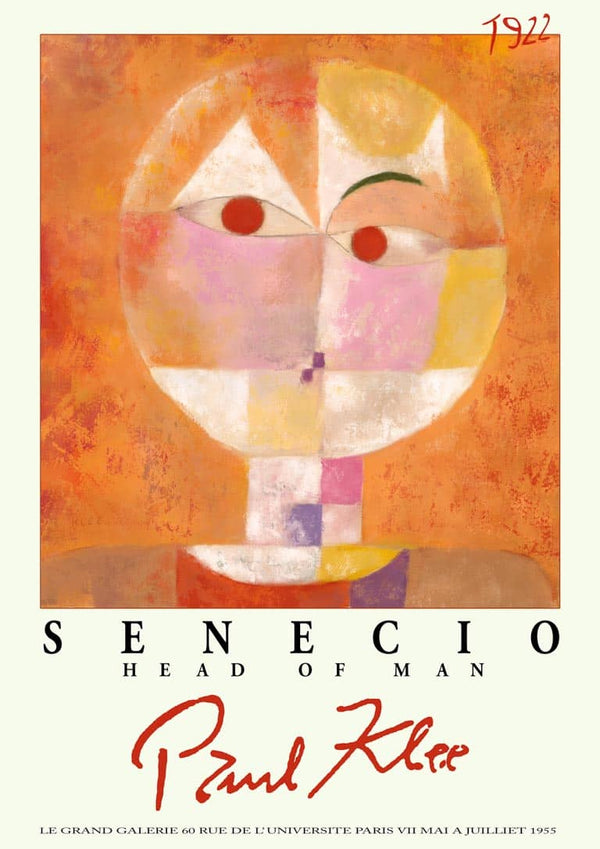 Paul Klee - Head of Man Poster