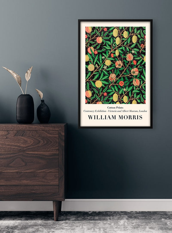 William Morris - Black Lemons Poster
