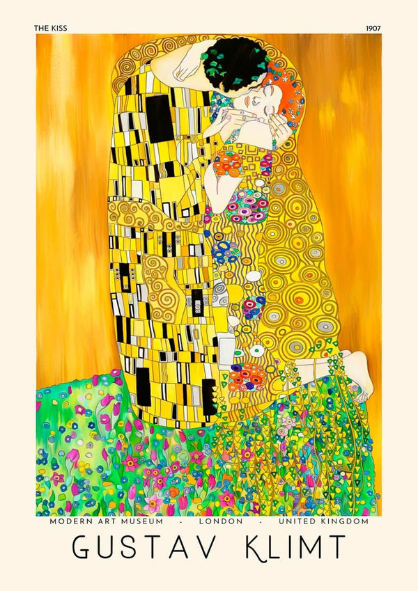 Gustav Klimt - The Kiss Poster