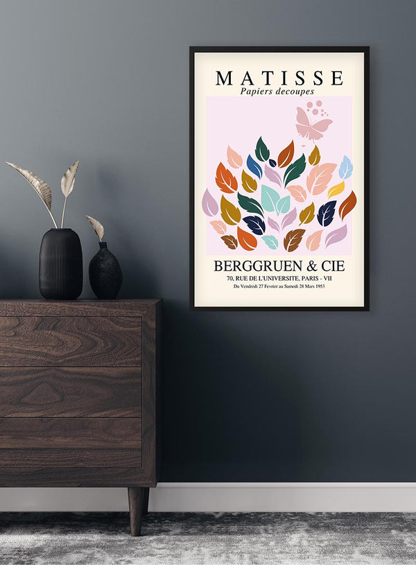 Matisse Inspired Papier Decoupe poster