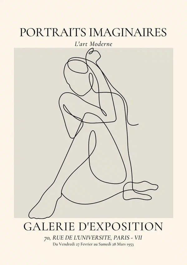 Portraits Imaginaires Woman Poster