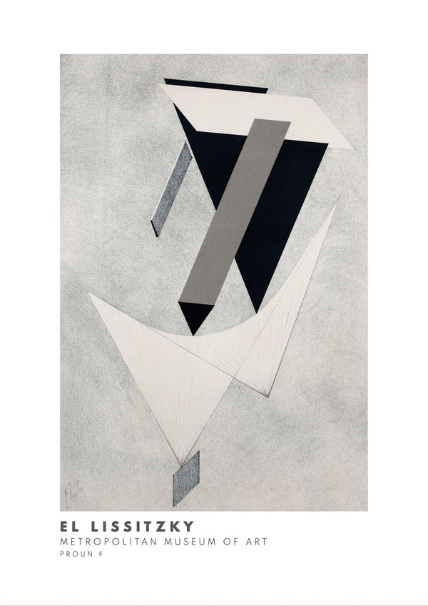 El Lissitzky - Proun Poster