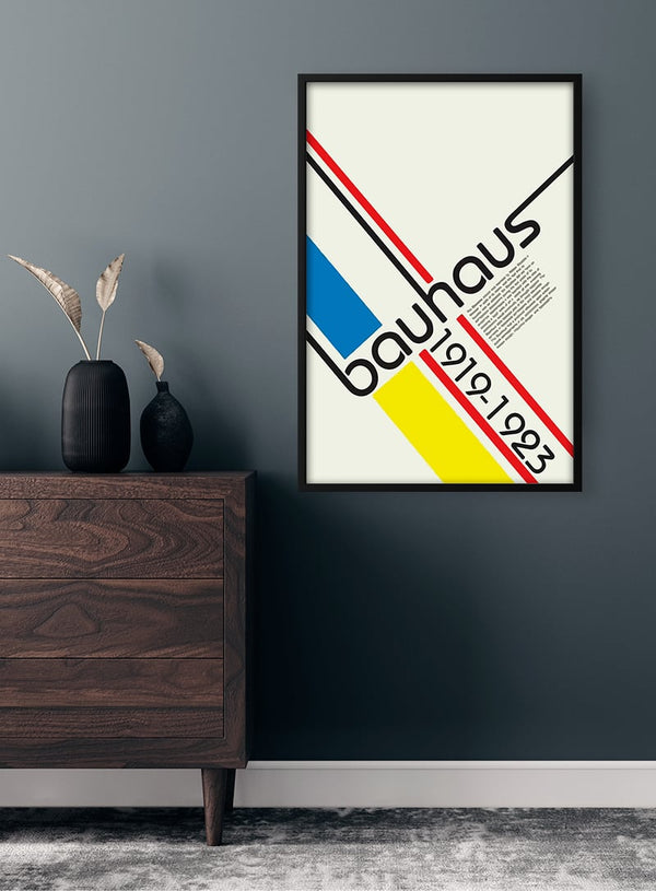 Bauhaus Lines Poster