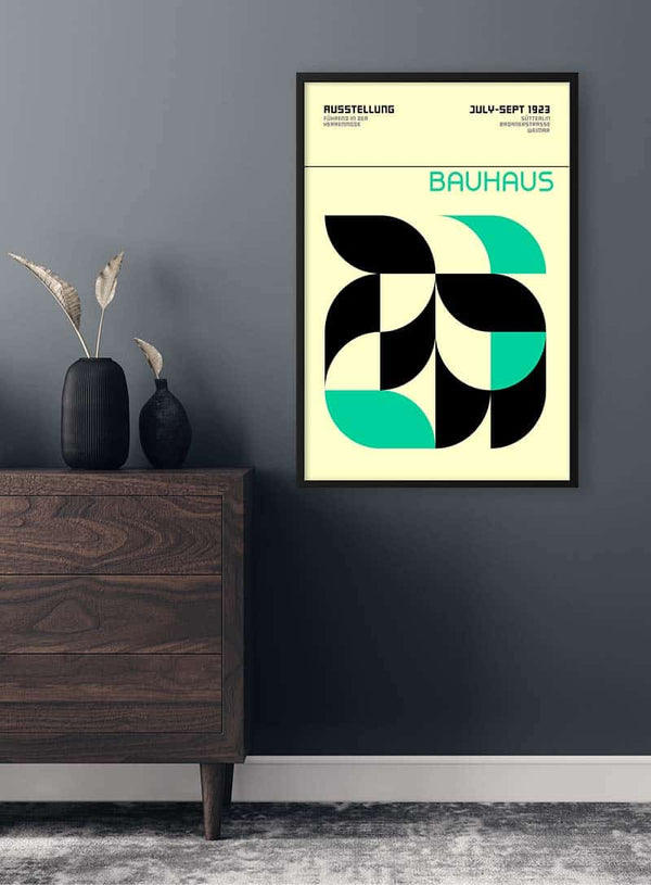 Bauhaus Green Weimar Ausstellung Poster