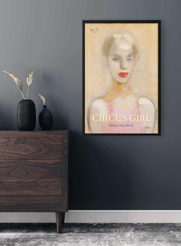 Circus Girl - Helene Schjerfbeck, 1916 Poster
