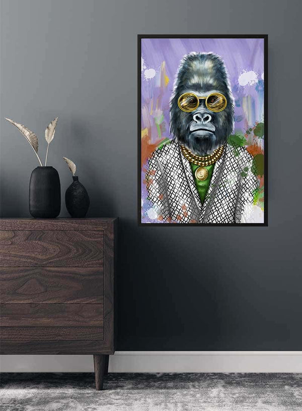Künstlerisches Gorilla-Poster