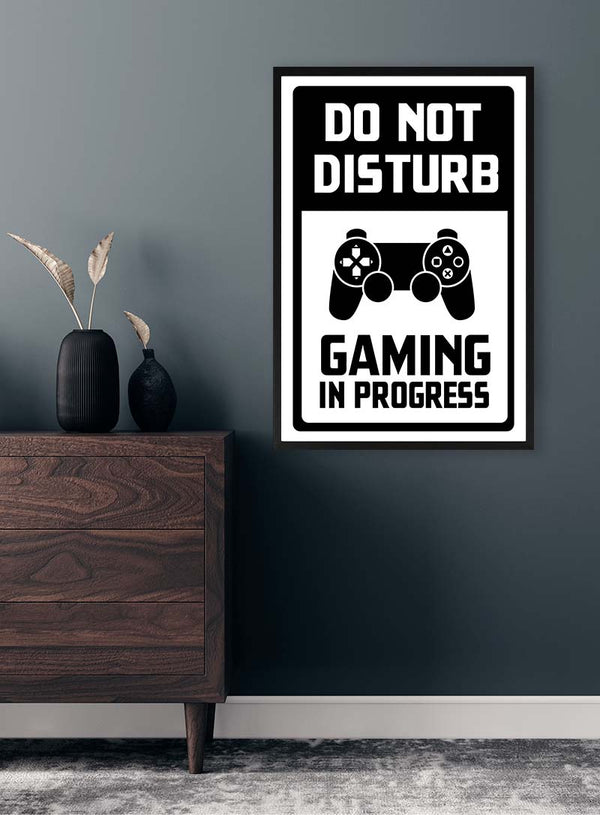 Do Not Disturb Gamer Poster