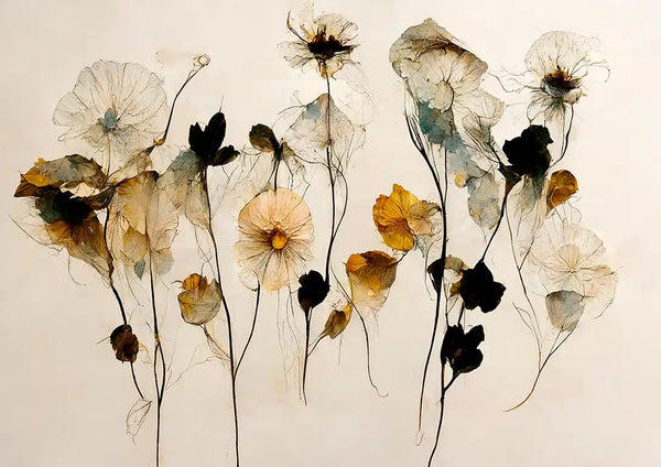 Trockenblumenstrauß -Baumkind