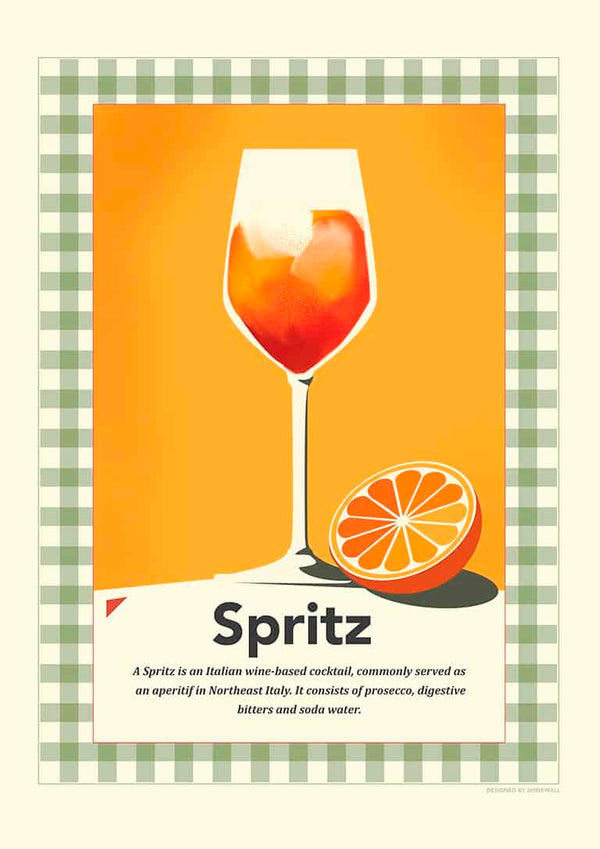 Spritz retro print