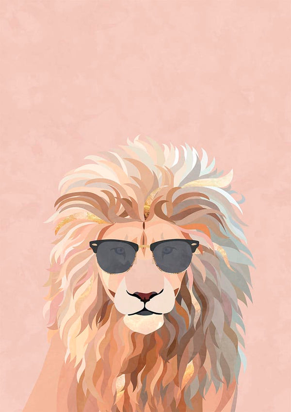 Cool cat lion