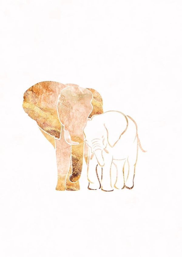 White Gold Elephants 2