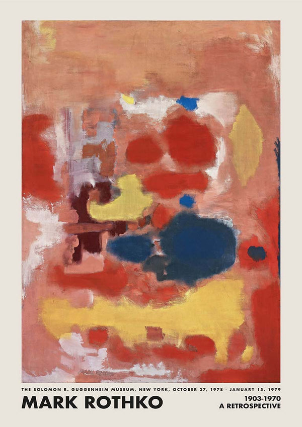 Rothko Yellow on Orange