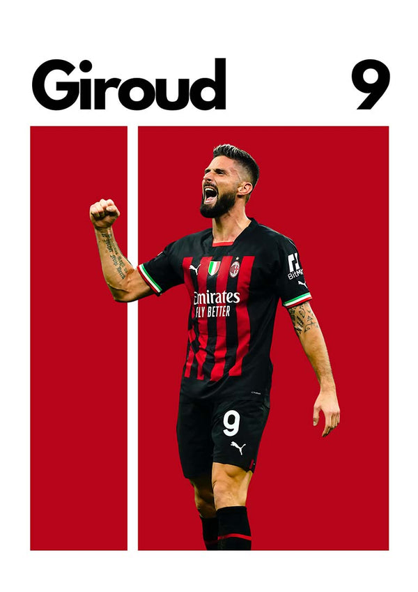 Oliver Giroud Fußballposter