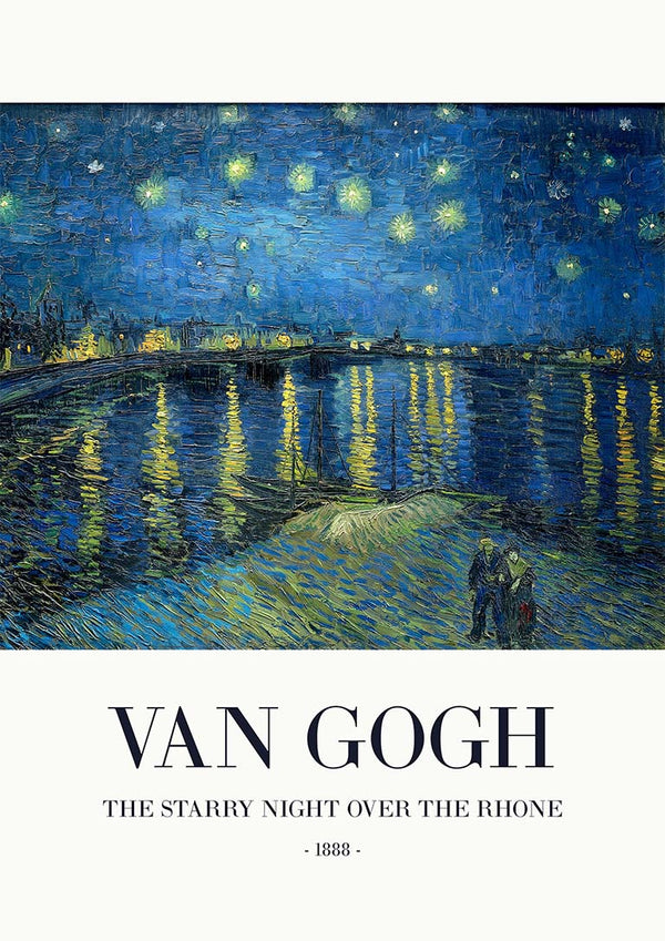 Starry Night Rhone - Van Gogh