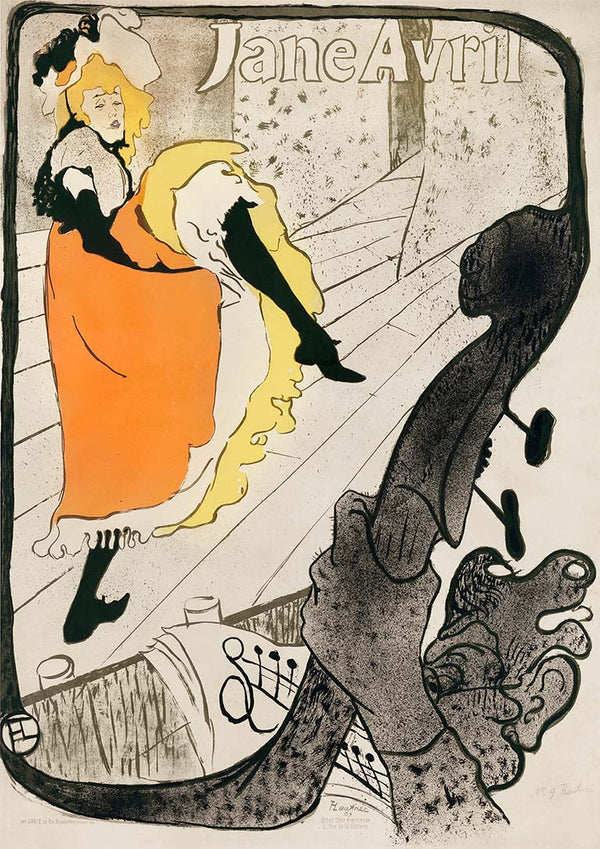 Jane Avril - Henri de Toulouse-Lautrec