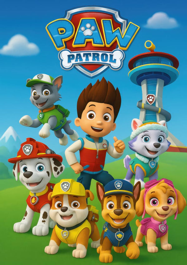 Paw Patrol Childrens Poster