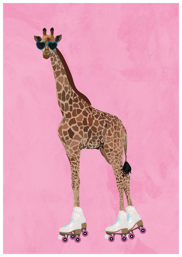Rollerskating Giraffe - Sarah Manovski