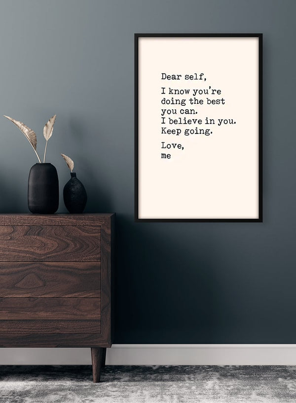 Liebes Selbstzitat Poster