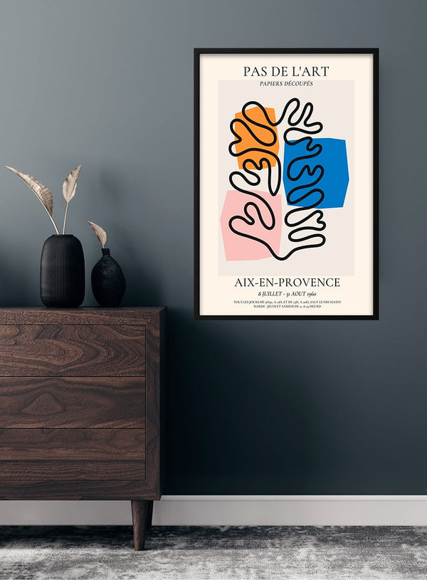 Matisse Inspired Pas De L'art poster