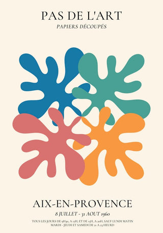 Matisse inspired Autum Leaves poster