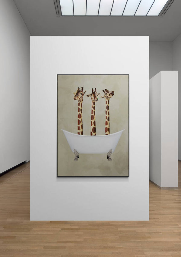 Giraffes in Bathtub - Coco de Paris