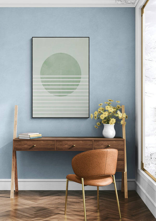 Green Horizon Lines