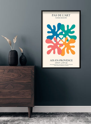 Matisse inspired Autum Leaves poster