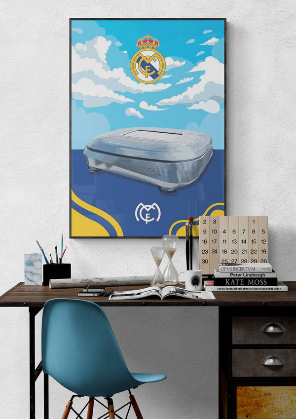 Santiago Bernabeu Real Madrid Fußball-Poster