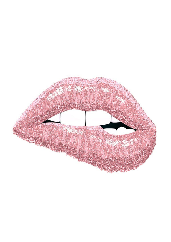 Shiny lipstick poster