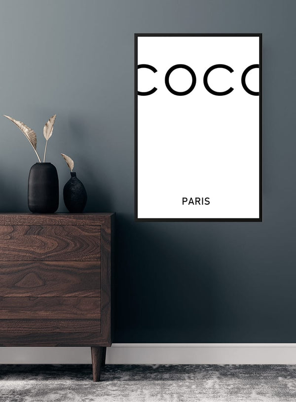 White COCO poster