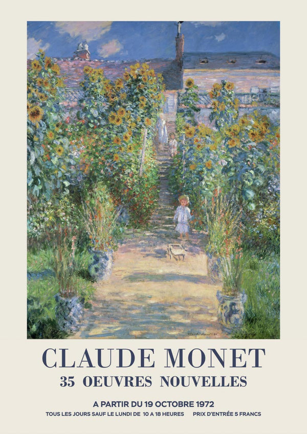 Claude Monet kunstenerens haben Poster