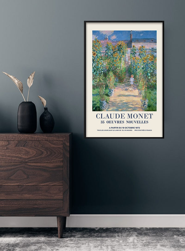 Claude Monet kunstenerens haben Poster