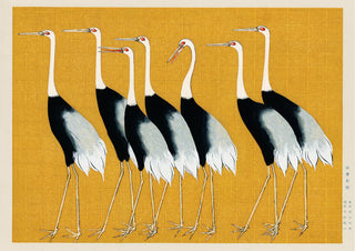 Japanese Cranes poster