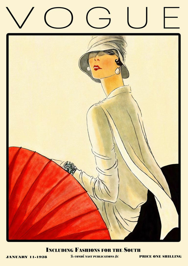 Vintage Magazine Cover poster