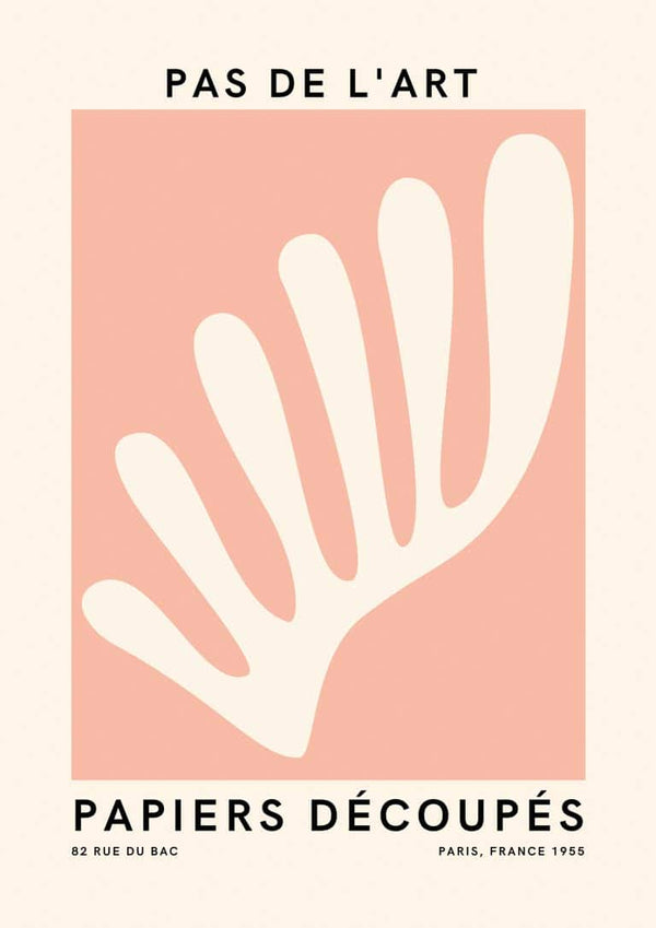 matisse Inspired Pas De L'art Poster