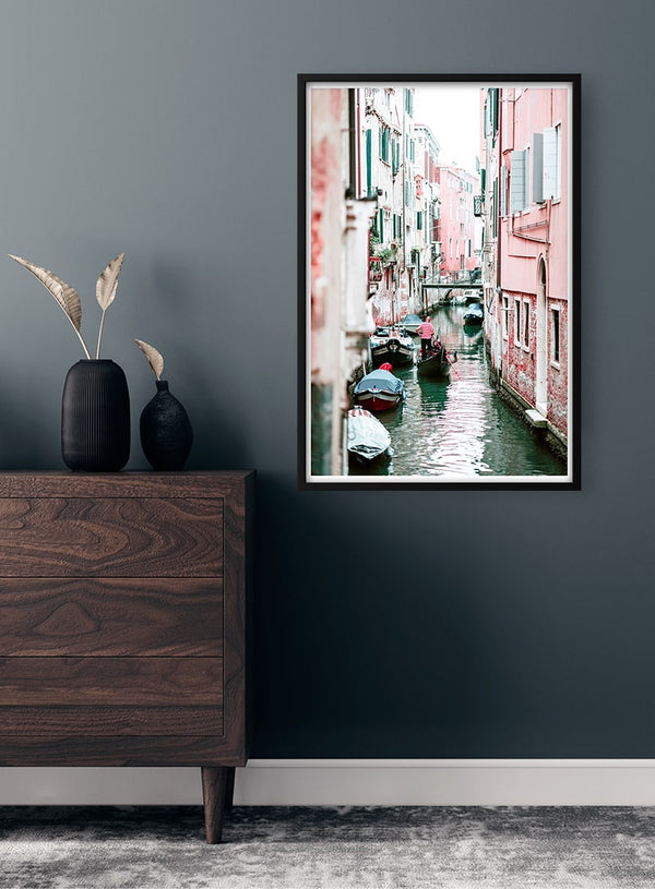 Boat in Venice Poster