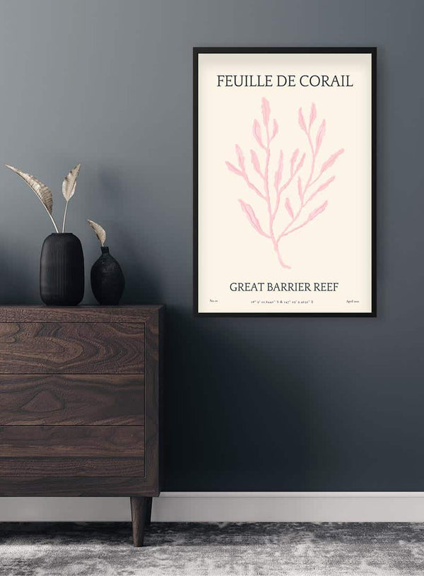 Feuille De Corail No. 01 Kunst poster
