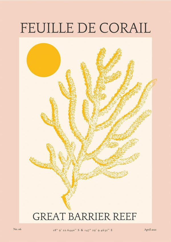 Feuille De Corail No. 06 Poster