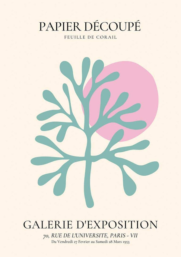 Colorful Papier Decoupe Poster