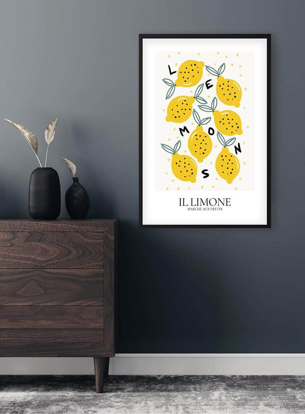 Il Limone frugt poster