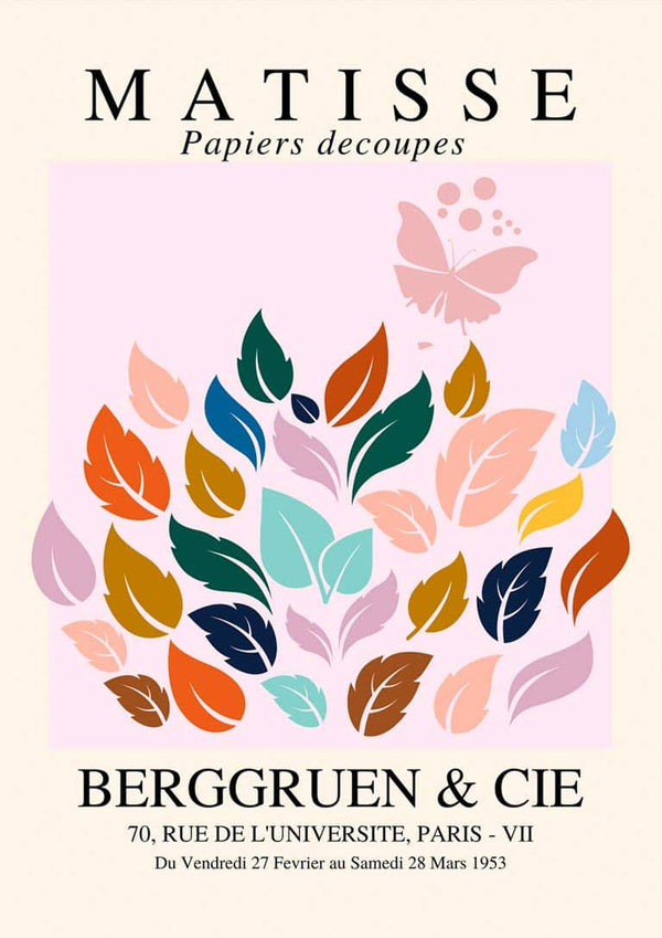 Matisse Inspired Papier Decoupe poster