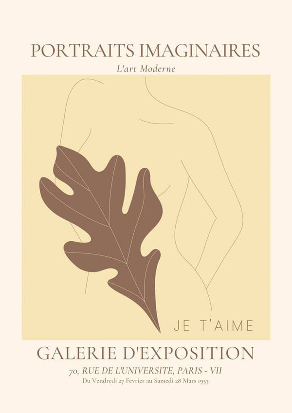 Portraits Imaginaires Woman No. 2 Poster