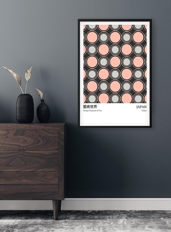 Ausstellungsplakat „Pink Dots From Japan“